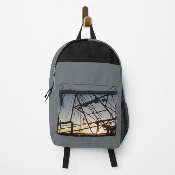 Item preview, Fishing trawler silhouetted against the sunset at Venus Bay designed and sold by indiafrankk.