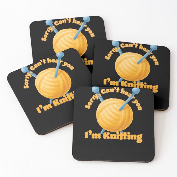 Item preview, Sorry I Can't Hear You I'm Knitting Funny Knitting designed and sold by RoguePixel.