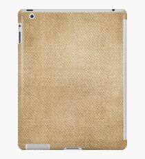 Burlap Feed sack Red stripes iPad Case/Skin