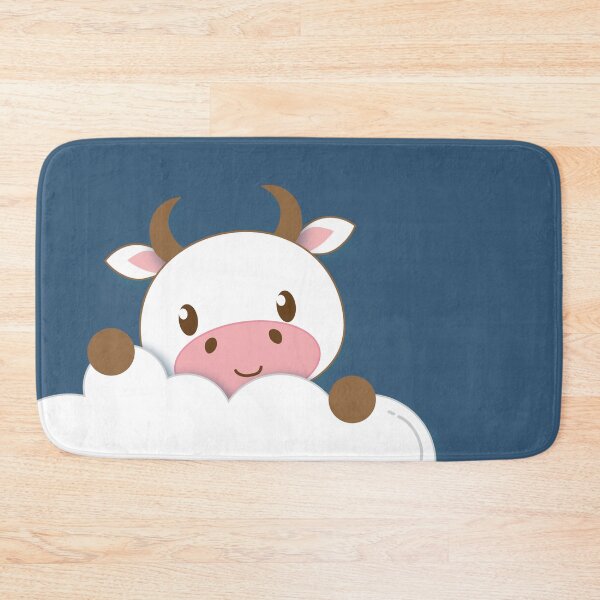 Item preview, Cute Cow on a Cloud designed and sold by ZennicDesigns.