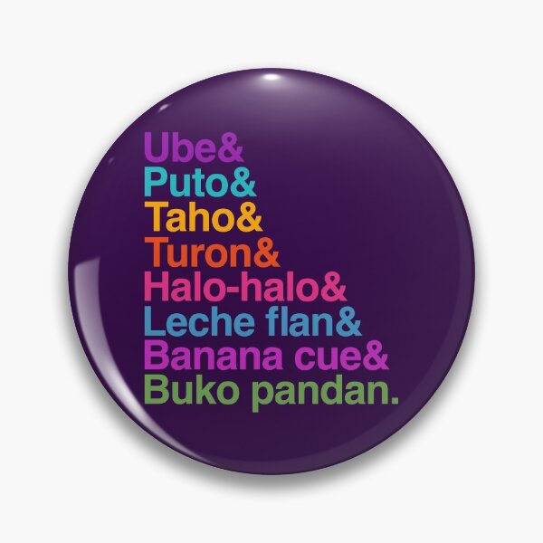 Item preview, FILIPINO PINOY DESSERTS COLORFUL BACKPRINT designed and sold by aydapadi.