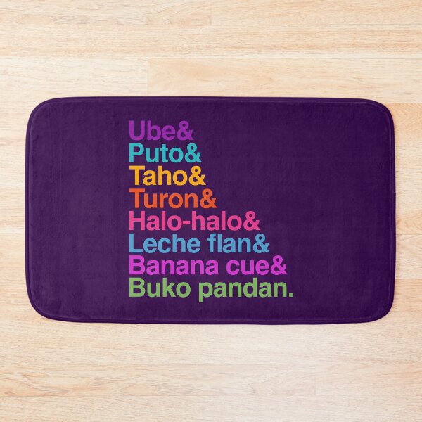 Item preview, FILIPINO PINOY DESSERTS COLORFUL BACKPRINT designed and sold by aydapadi.