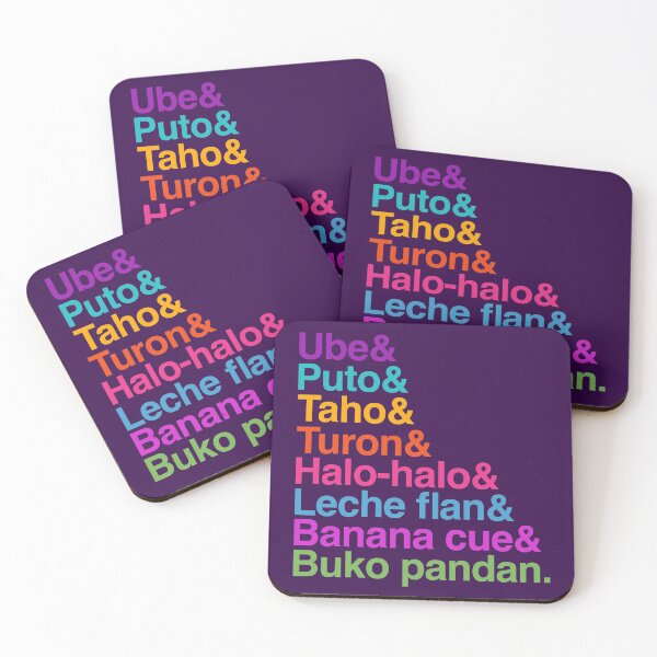 Item preview, FILIPINO PINOY DESSERTS COLORFUL BACKPRINT designed and sold by aydapadi.