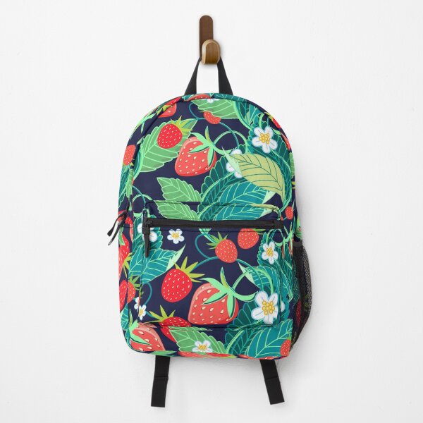 Item preview, Strawberries and berries on a dark designed and sold by VickyCloset.