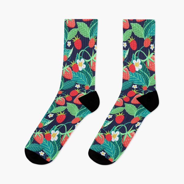 Item preview, Strawberries and berries on a dark  designed and sold by VickyCloset.
