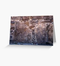 Mayan pictographs, Pelanque Greeting Card