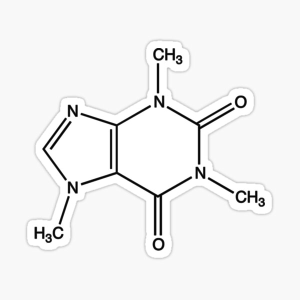 Item preview, Caffeine molecule designed and sold by pabssy.