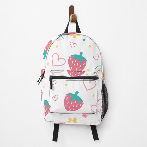 Item preview, Strawberries love with flowers and rainbow designed and sold by VickyCloset.