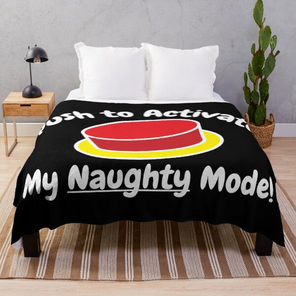 Item preview, Swinger Lifestyle Push to Activate My Naughty Mode swingers sex. For dark colors. designed and sold by swingersshop.