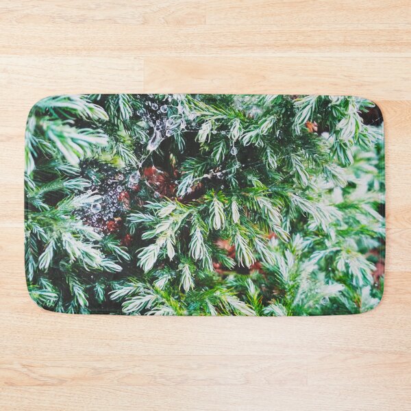 Item preview, Fir tree covered with drops of rain designed and sold by helenkaiy.