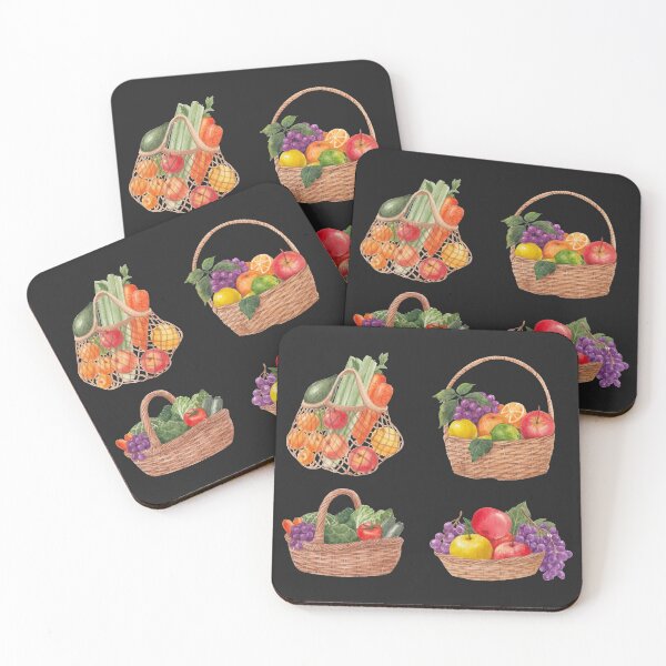 Item preview, Healthy Basket of Fruits and Veggies Pack designed and sold by Alicia Chee.