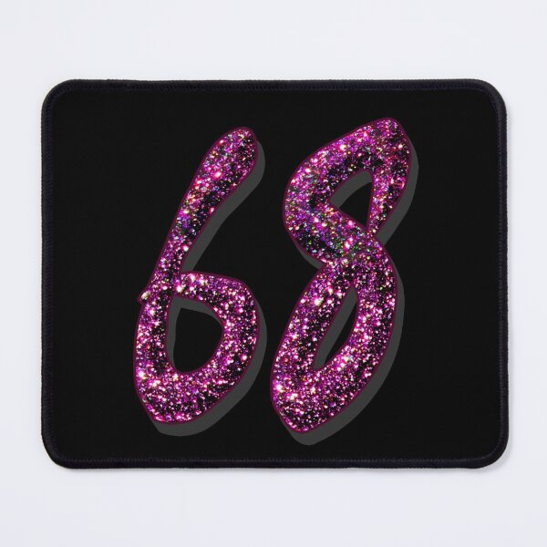 Item preview, Number 68 - purple numbers designed and sold by GlamourChick.