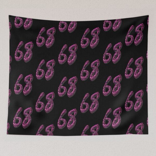Item preview, Number 68 - purple numbers designed and sold by GlamourChick.