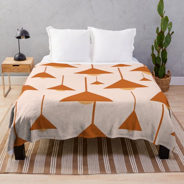 Item preview, Triangle Hanging Lamps Pattern 05 Throw Pillow designed and sold by blueocan.