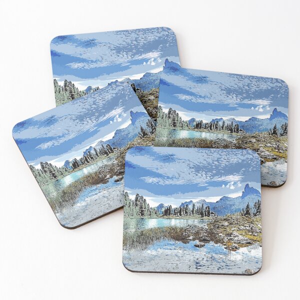 Item preview, Lake Feedera, dolomites beautiful landscape designed and sold by artdragongift 15.