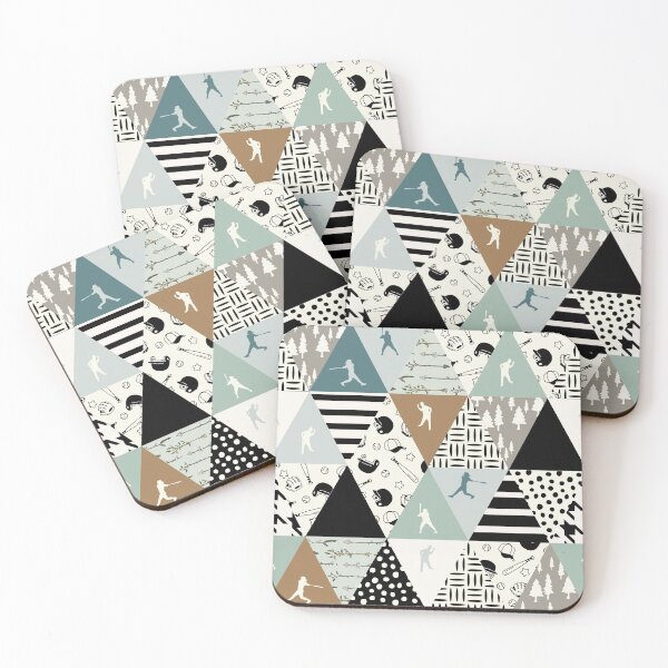 Item preview, Baseball Triangle Pattern designed and sold by Mnightsa.