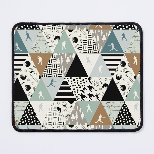 Item preview, Baseball Triangle Pattern designed and sold by Mnightsa.