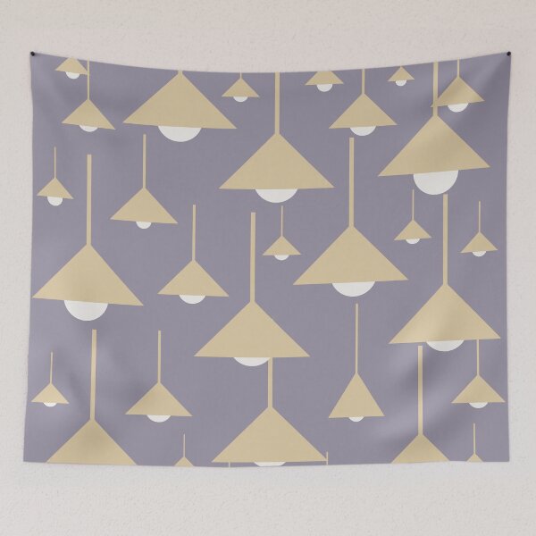 Item preview, Triangle Hanging Lamps Pattern 06 Throw Pillow designed and sold by blueocan.