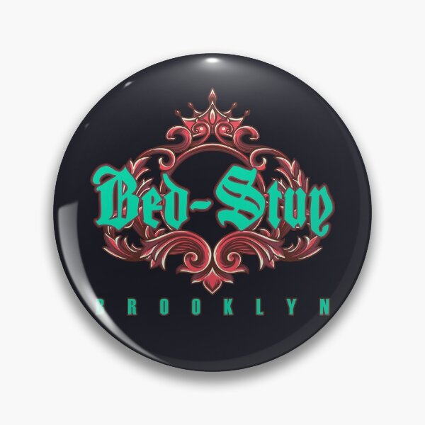Item preview, Bed-Stuy, Brooklyn - Aqua, Red Crown designed and sold by Chubuter.