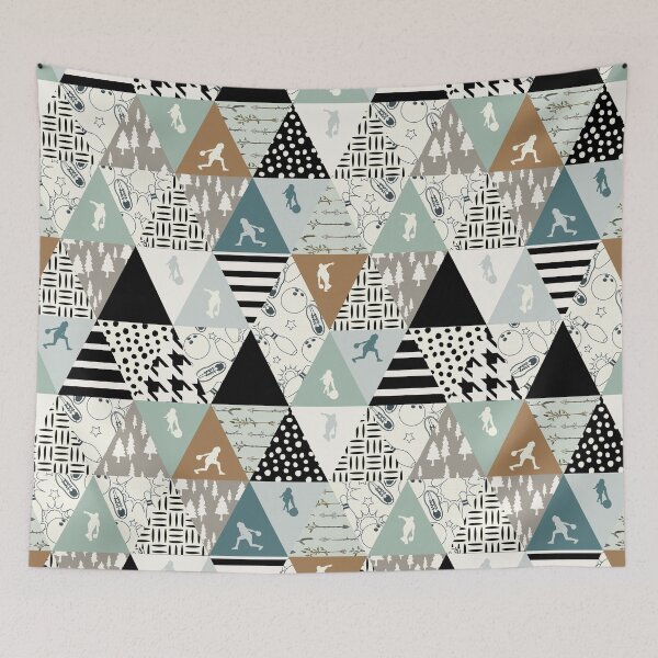 Item preview, Bowling Triangle Pattern designed and sold by Mnightsa.