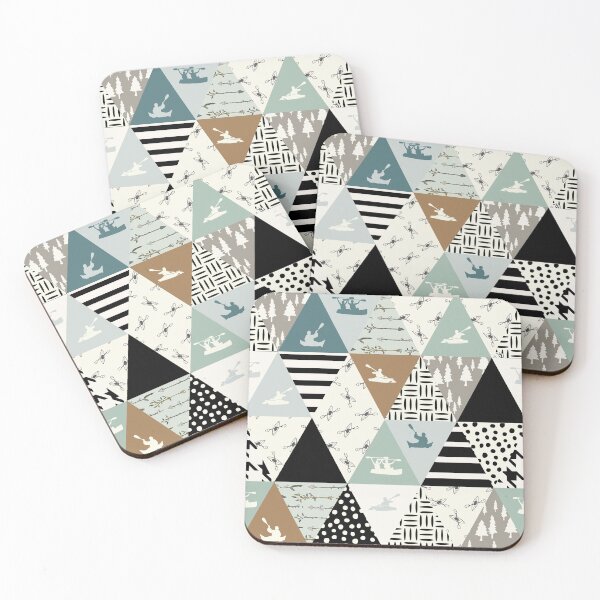 Item preview, Canoeing Triangle Pattern designed and sold by Mnightsa.