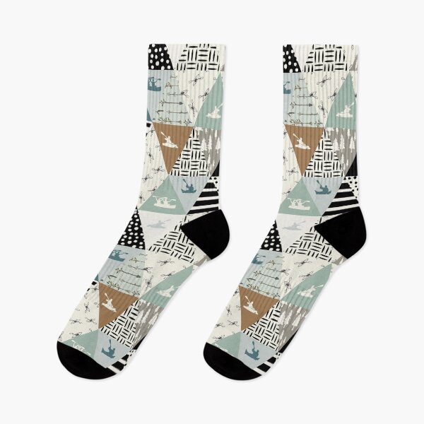 Item preview, Canoeing Triangle Pattern designed and sold by Mnightsa.