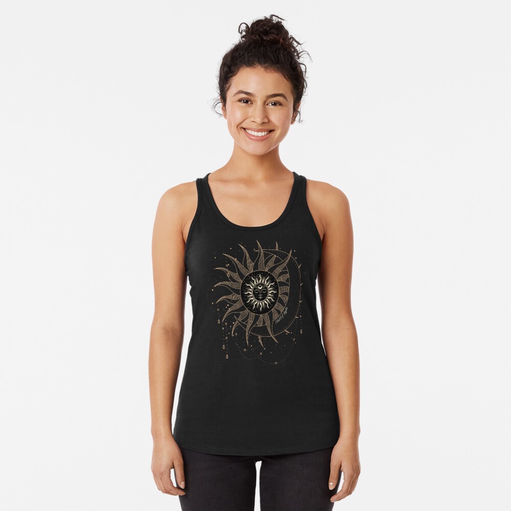 Discover Star Child of Light Racerback Tank Top