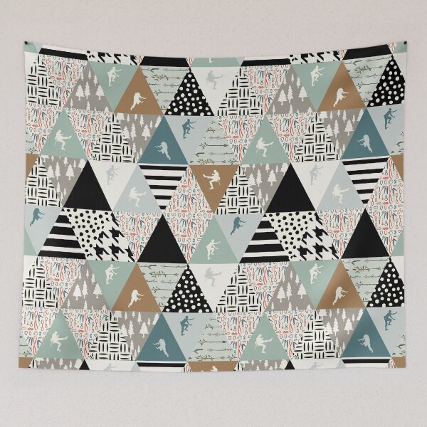 Item preview, Climbing Triangle Pattern designed and sold by Mnightsa.