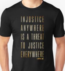 Martin Luther King Jr. Typography Quotes Unisex T-Shirt