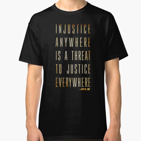 Martin Luther King Jr. Typography Quotes Classic T-Shirt