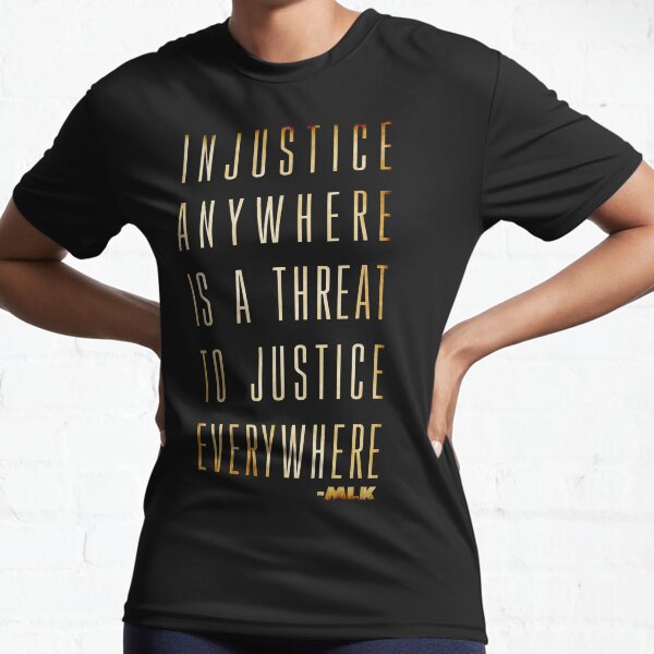 Martin Luther King Jr. Typography Quotes Active T-Shirt