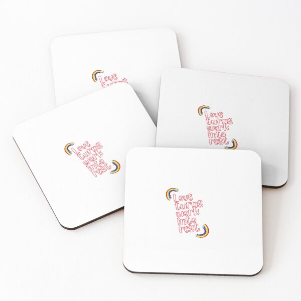 Item preview, “Love turns work into rest.” designed and sold by storeAN.