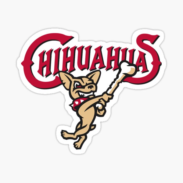 El Paso Chihuahuas Cute Chihuahua dog playing baseball Sticker for Sale  by James J Schenk