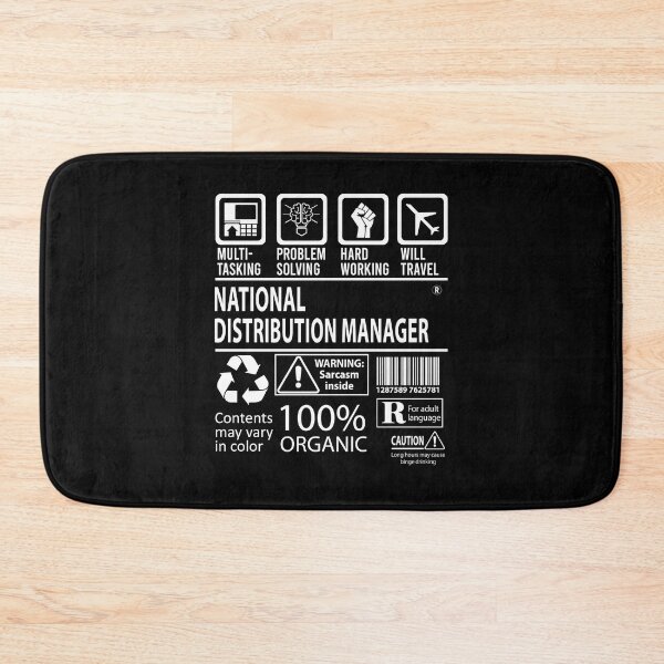 Item preview, National Distribution Manager T Shirt - MultiTasking Certified Job Gift Item Tee designed and sold by oslandefren.