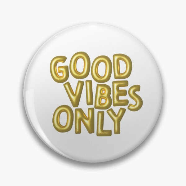 Item preview, Good Vibes Only (Gold) designed and sold by RanRanDesigns.