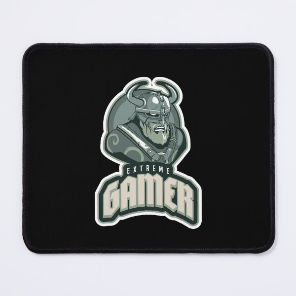 Item preview, Extreme Gamer with Angry Viking designed and sold by PRIVARSHU.
