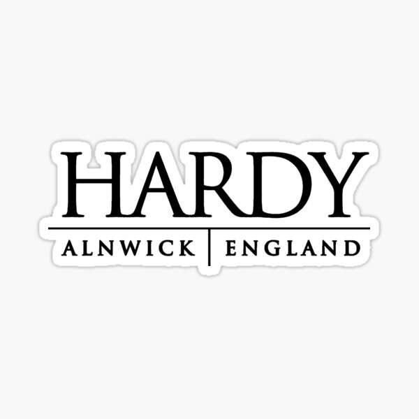 HARDY ROD DECAL HARDY FLY & CASTLE ADHESIVE RARE 