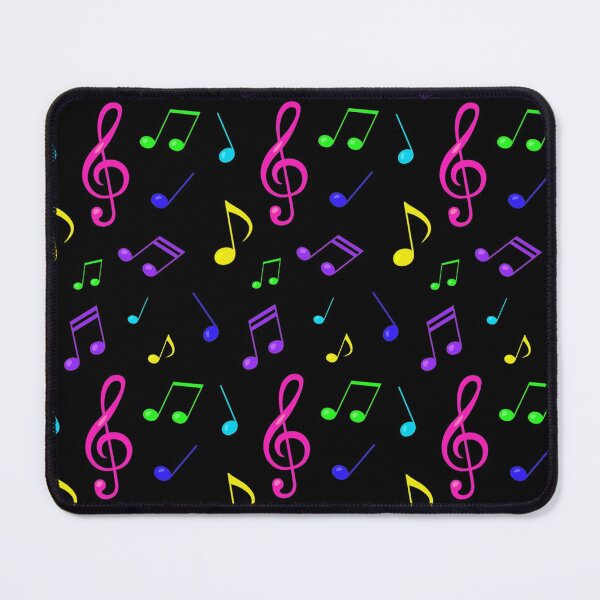 Item preview, Colourful Music Note Pattern designed and sold by PawsitiveMum.