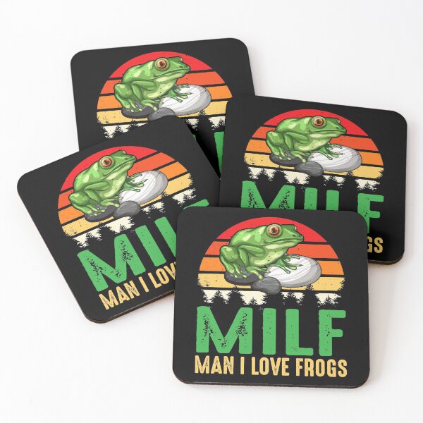 Item preview, MILF Man I Love Frogs Funny Retro Frog -Amphibian designed and sold by mteehut.