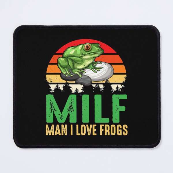 Item preview, MILF Man I Love Frogs Funny Retro Frog -Amphibian designed and sold by mteehut.