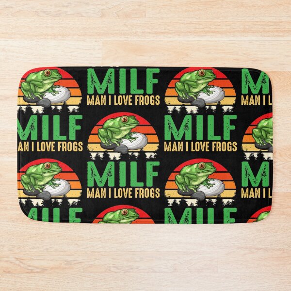 Item preview, MILF Man I Love Frogs Funny Retro Frog -Amphibian designed and sold by mteehut.