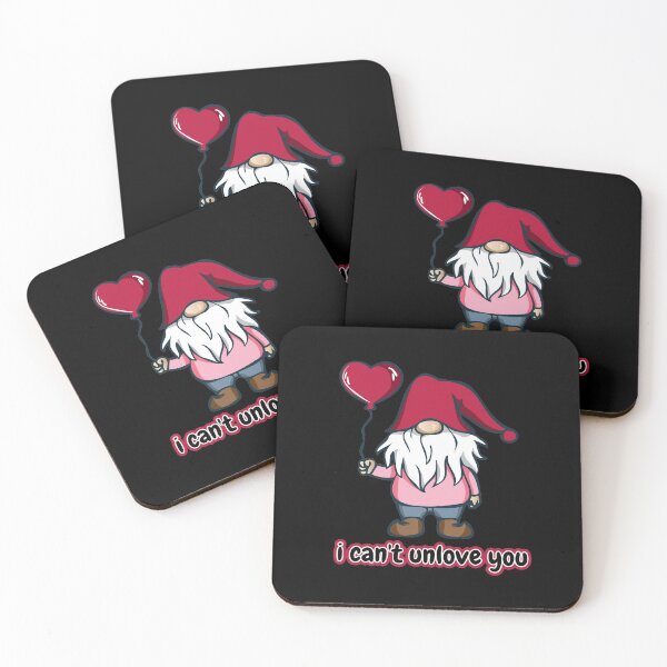Item preview, Gnome holding  balloon hearts designed and sold by onzpacesdesign.