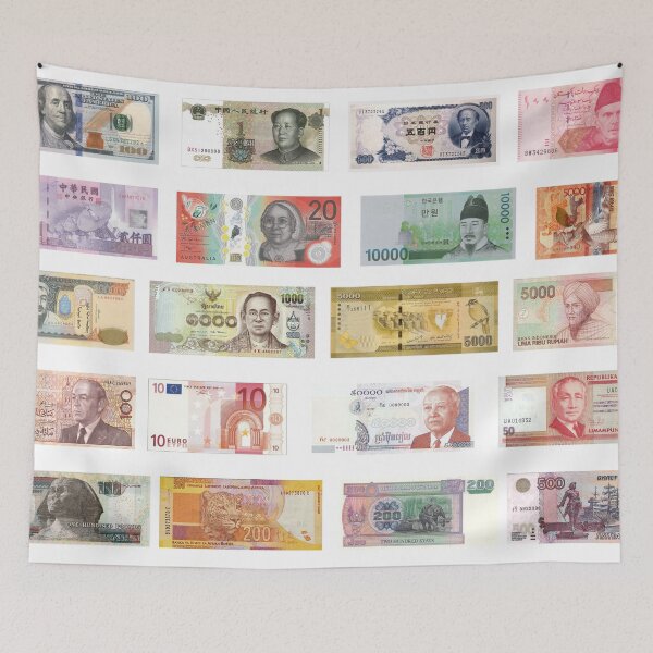 Item preview, Money world map designed and sold by 2MB-.