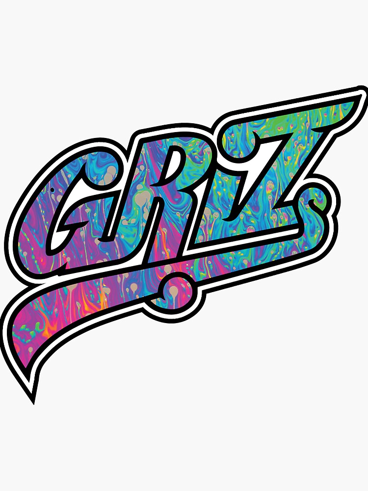 "Grizs Funny Logo" Sticker by NecksinFred45 Redbubble