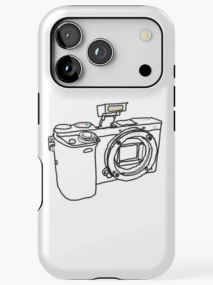 Thumbnail 1 of 4, iPhone Case, Wire Frame Sony A6000 designed and sold by PyroPython.
