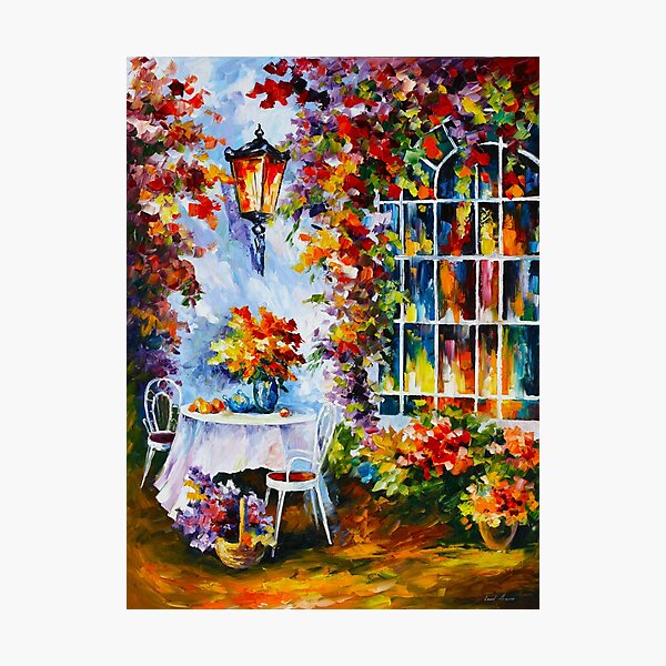 IN THE GARDEN - Leonid Afremov Photographic Print
