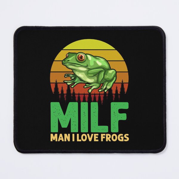 Item preview, MILF Man I Love Frogs Funny Vintage Retro Style Frog -Amphibian Lovers designed and sold by mteehut.