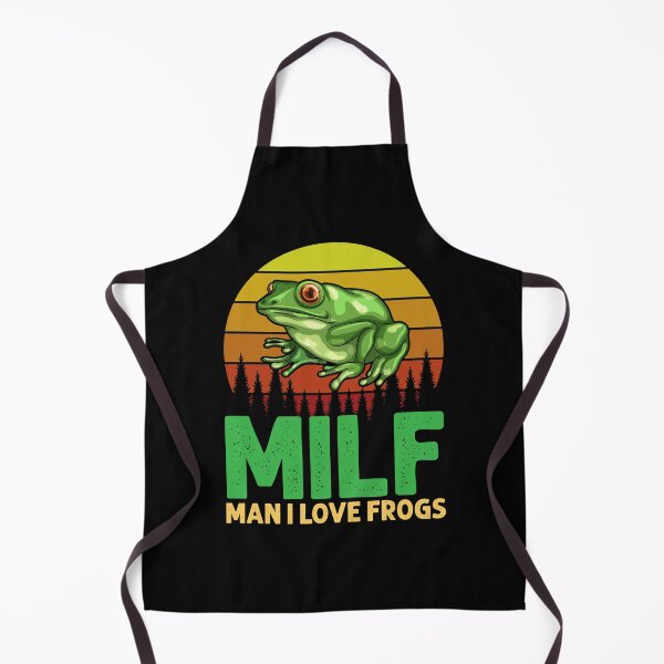 Item preview, MILF Man I Love Frogs Funny Vintage Retro Style Frog -Amphibian Lovers designed and sold by mteehut.
