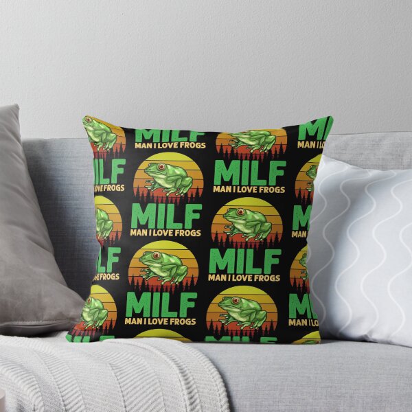 Item preview, MILF Man I Love Frogs Funny Vintage Retro Style Frog -Amphibian Lovers designed and sold by mteehut.