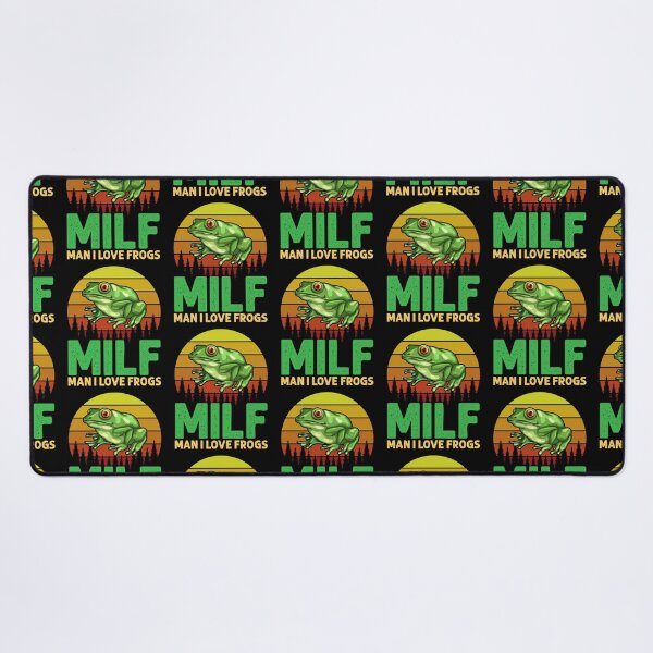 Item preview, MILF Man I Love Frogs Funny Vintage Retro Style Frog -Amphibian Lovers designed and sold by mteehut.